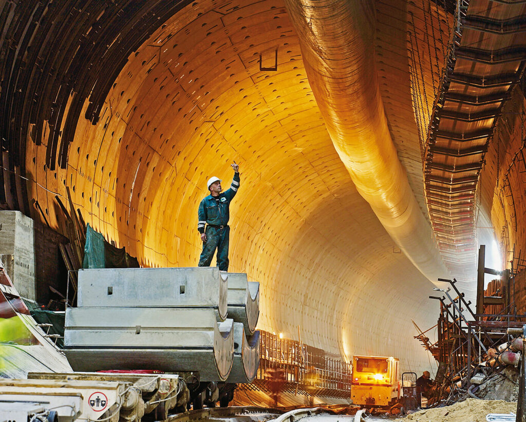 Tunnel construction involves some special conditions