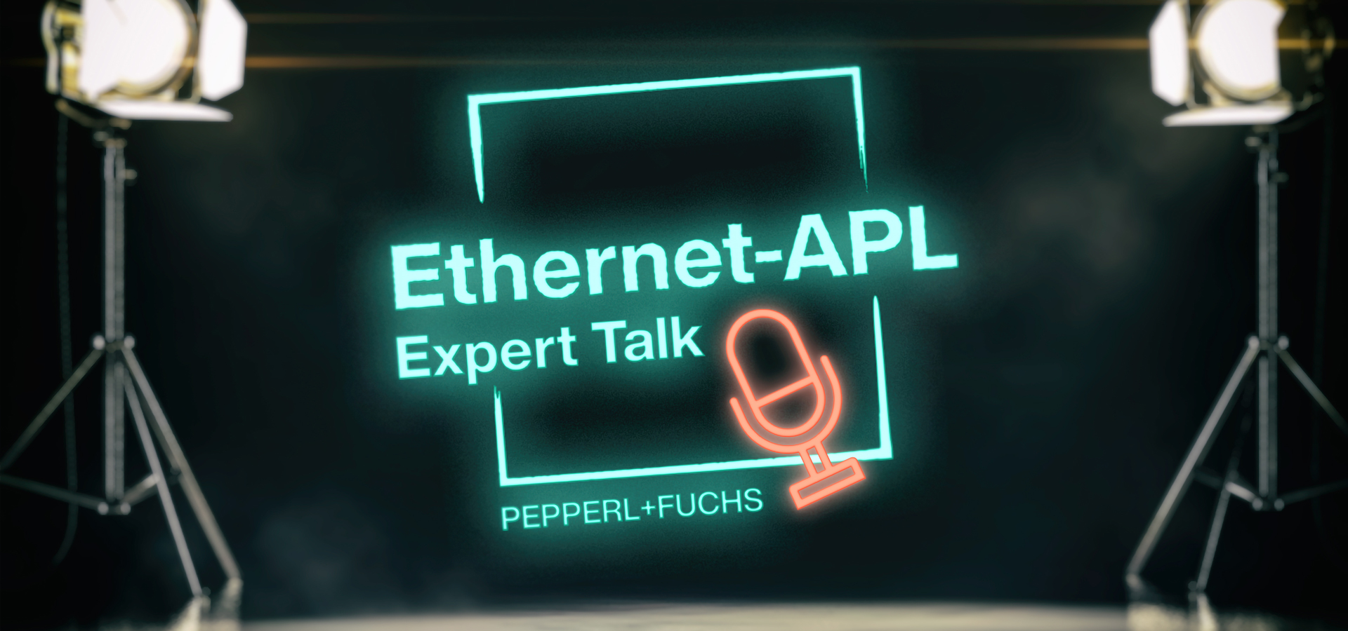 Ethernet-APL Expert Talk stage key visual Pepperl+Fuchs