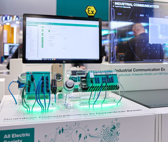 Pepperl+Fuchs Ethernet-APL trade show exhibit