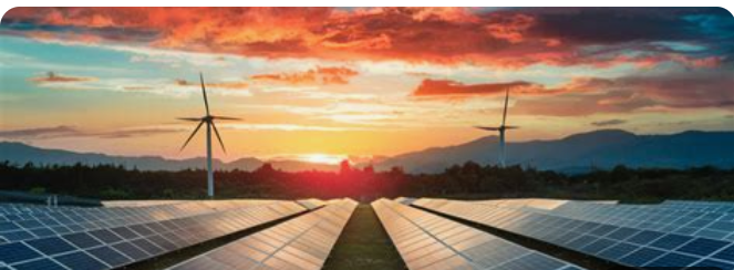 clean solar penal with different inclination